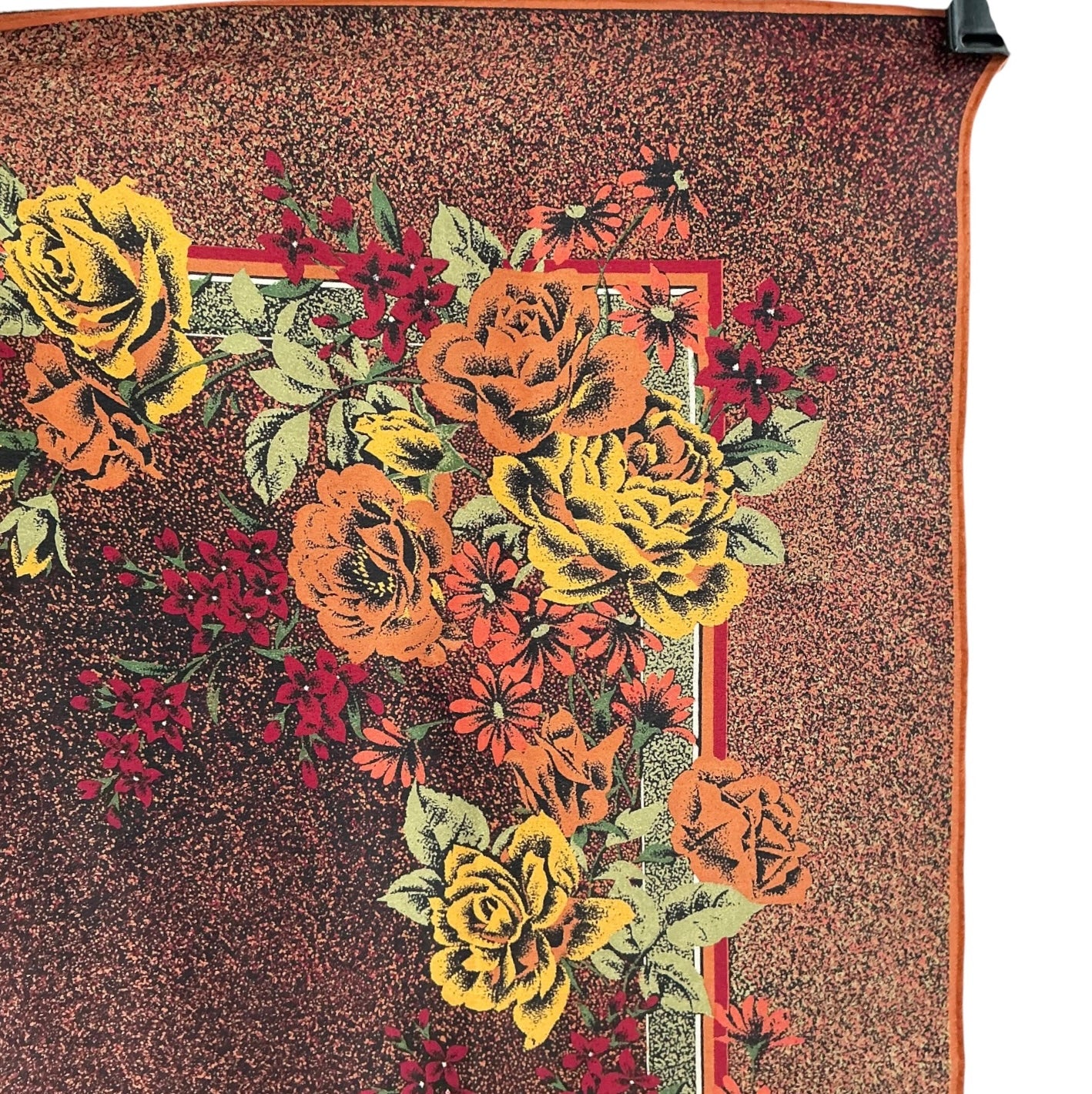 Yves Saint Laurent Floral Rose Silk Square Scarf