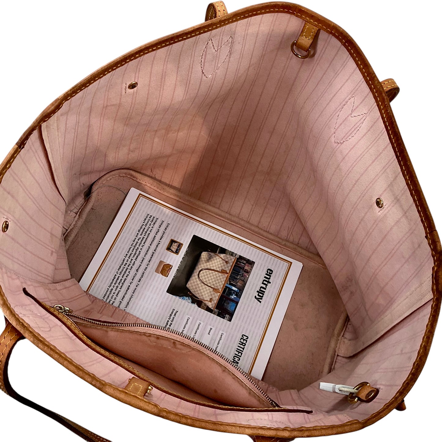 Louis Vuitton Damier Azur Neverfull GM Tote Bag
