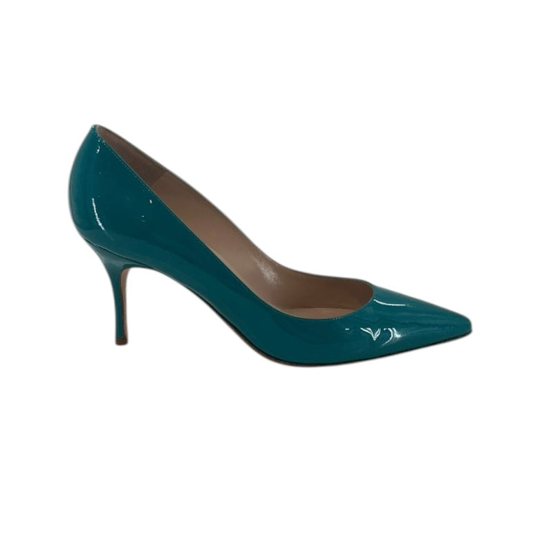 Manolo Blahnik BB Pointed-Toe Patent Leather Pumps