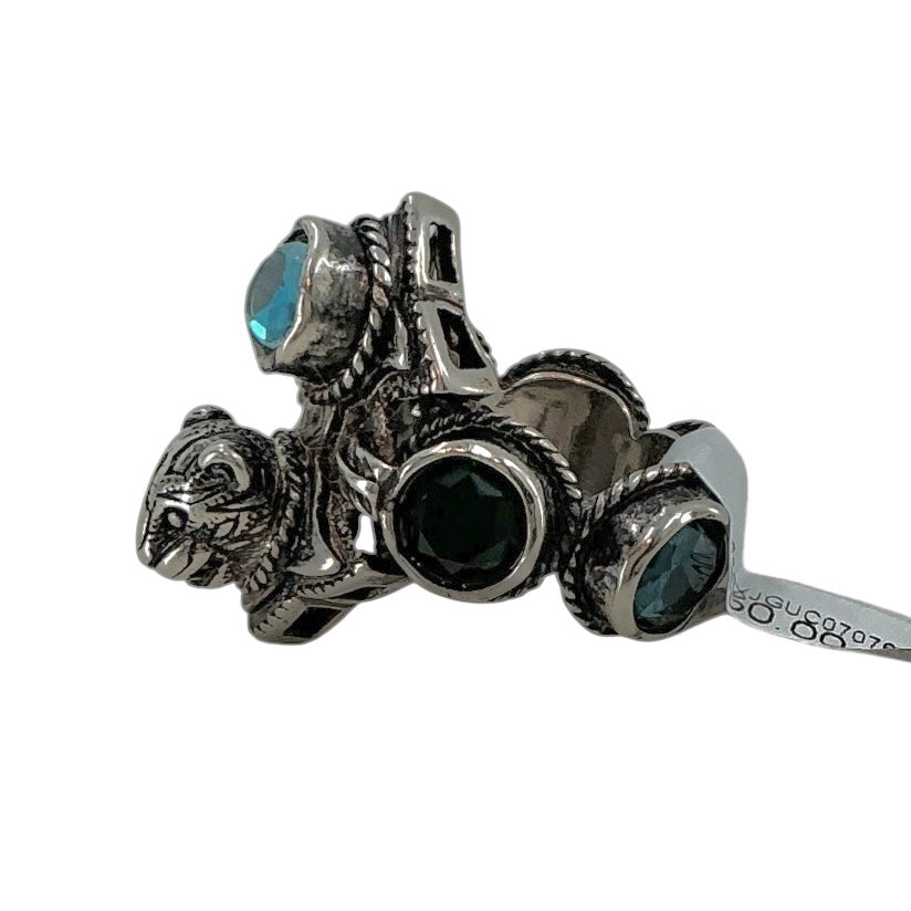 Gucci Garden Crystal Feline Head Ring