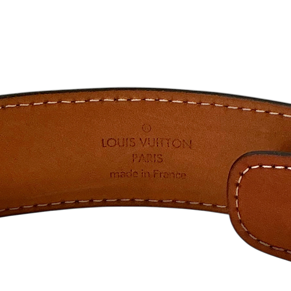 Louis Vuitton Monogram Canvas Ceinture Ellipse Belt with Silver Buckle