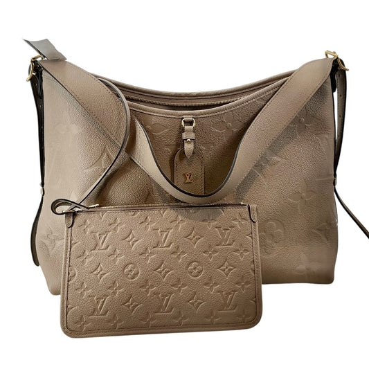 Louis Vuitton Turtledove Monogram Empreinte CarryAll MM
