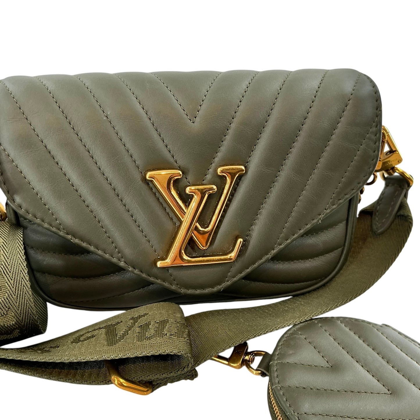 Louis Vuitton New Wave Multi-Pochette Olive Green