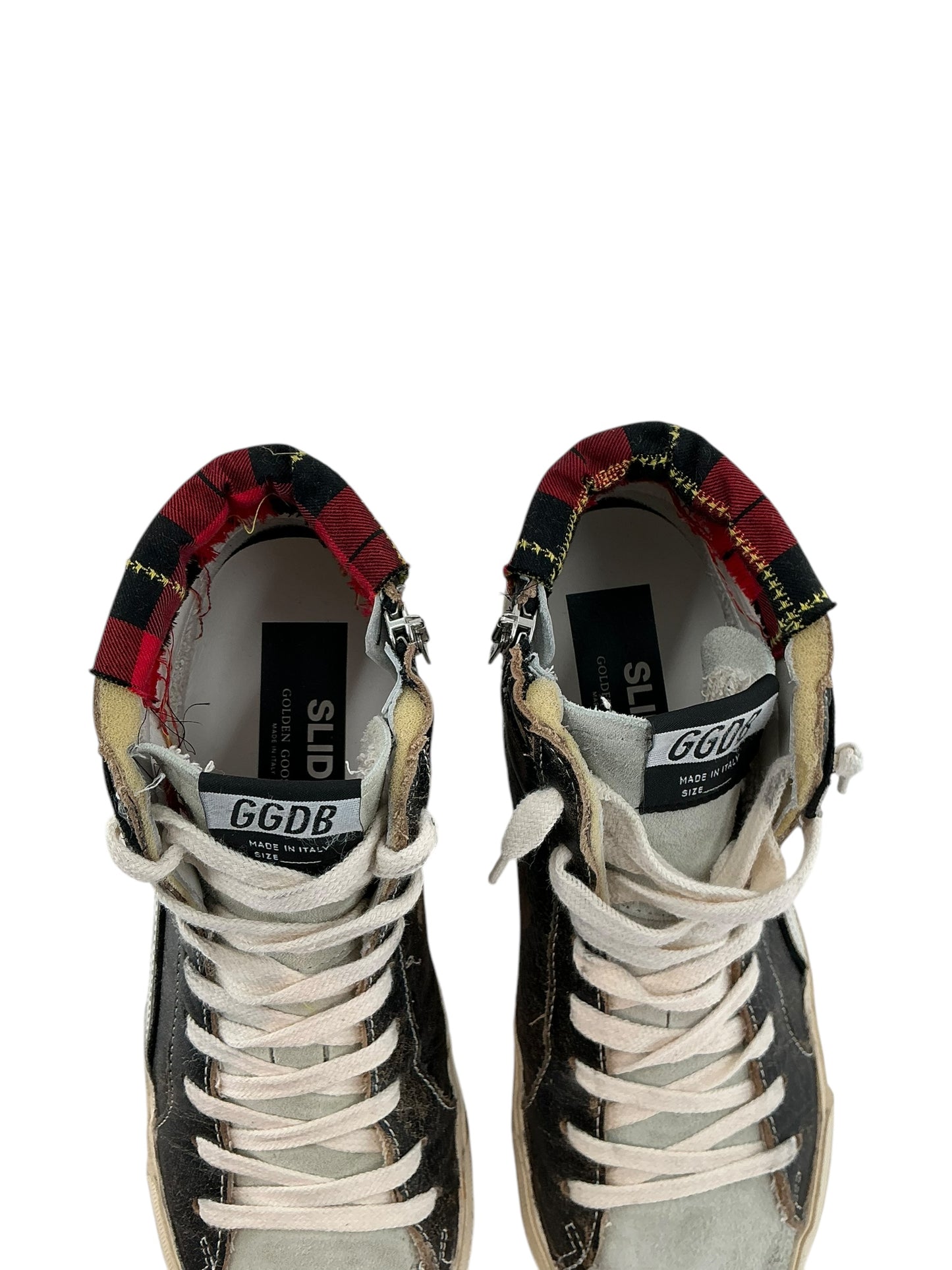 Golden Goose Distressed Finish High-Top Sneakers sz 39