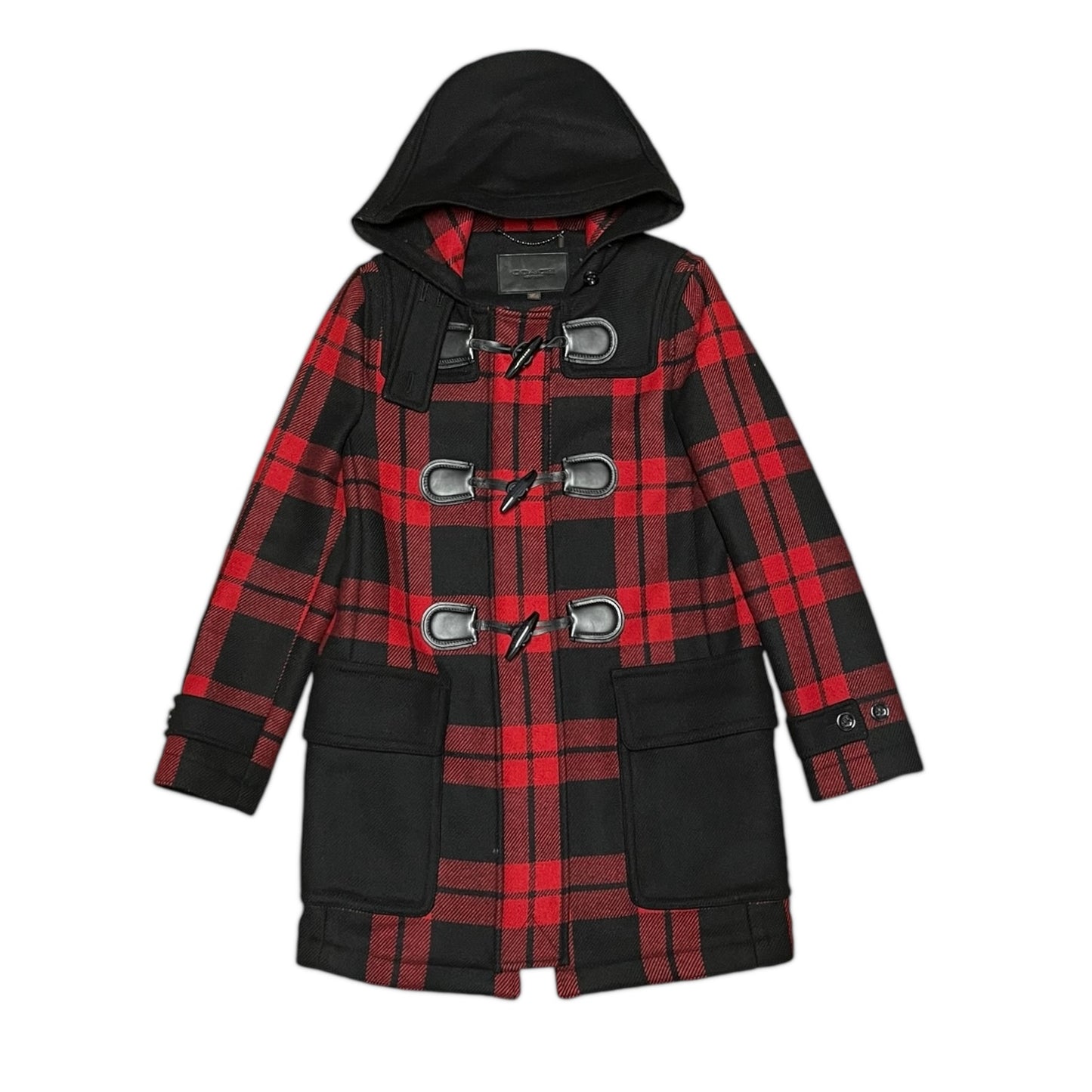 Coach Women’s Plaid Peacoat