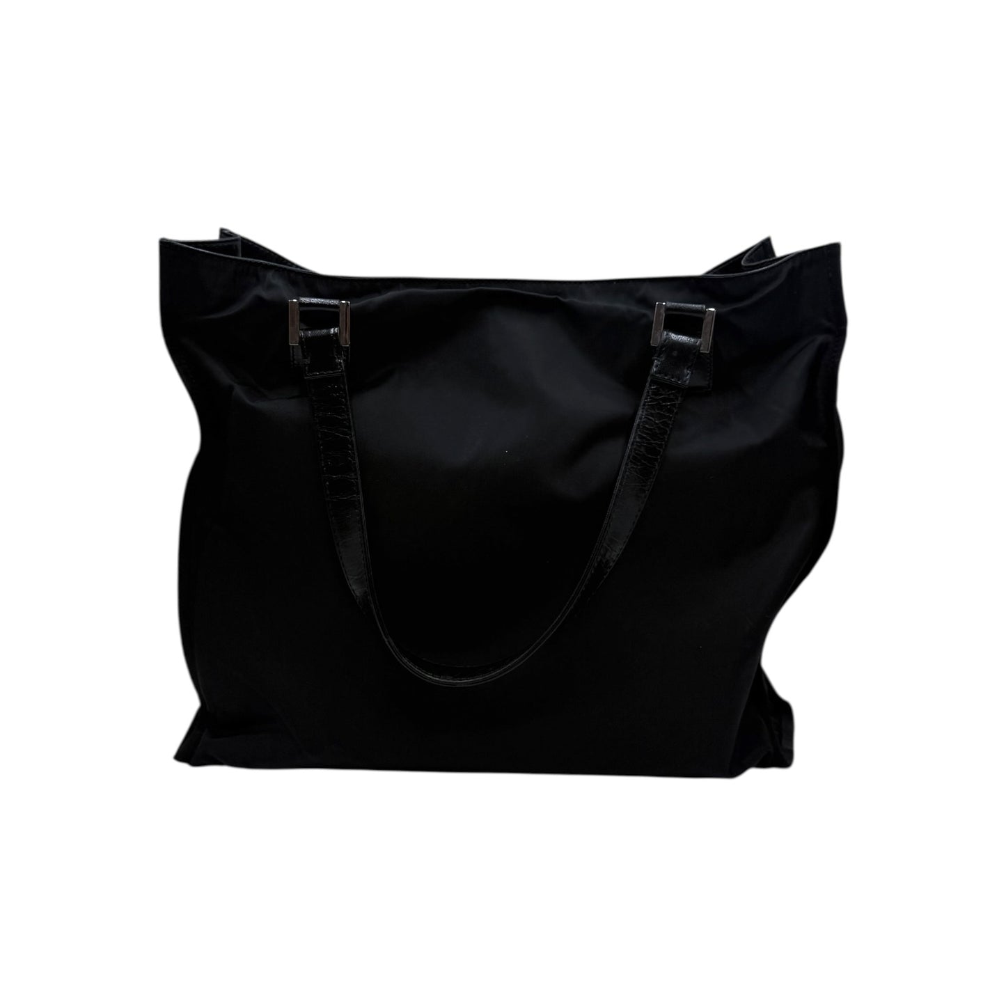 Fendi Nylon Leather Pocket Tote Bags