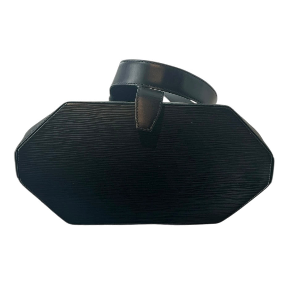 Louis Vuitton Epi Leather Sac a Dos Drawstring Bag Black