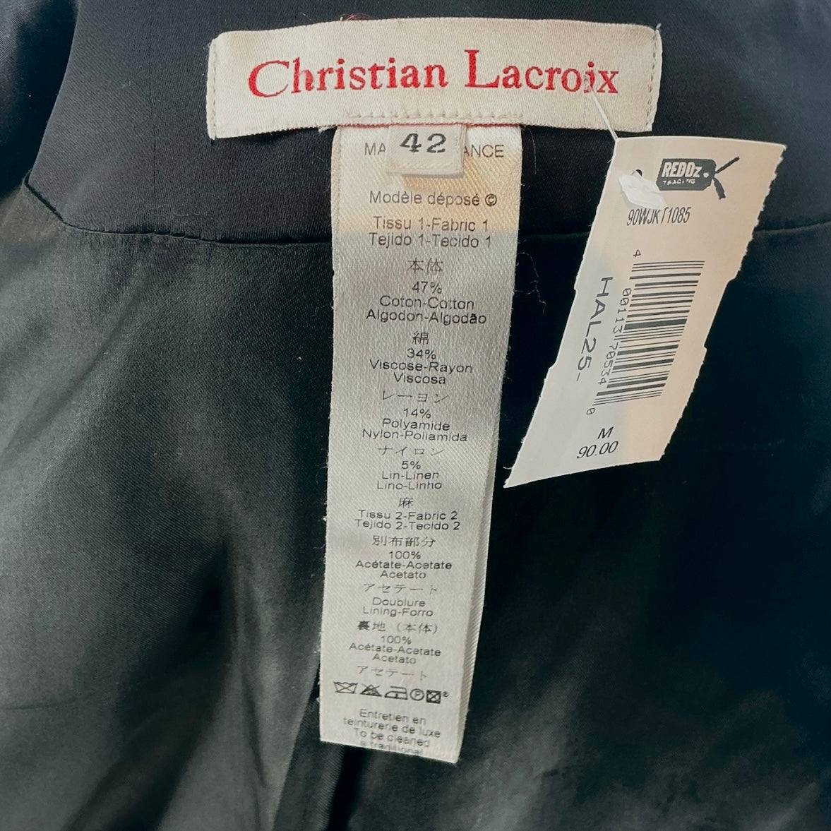 Christian Lacroix Black Blazer
