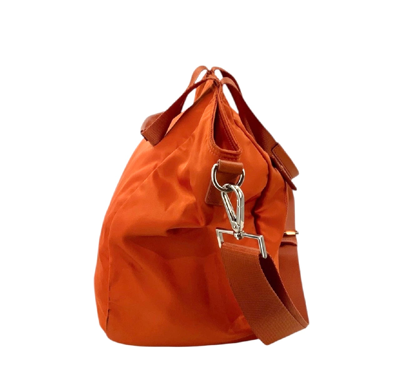 Prada Bright Orange Tote Bag