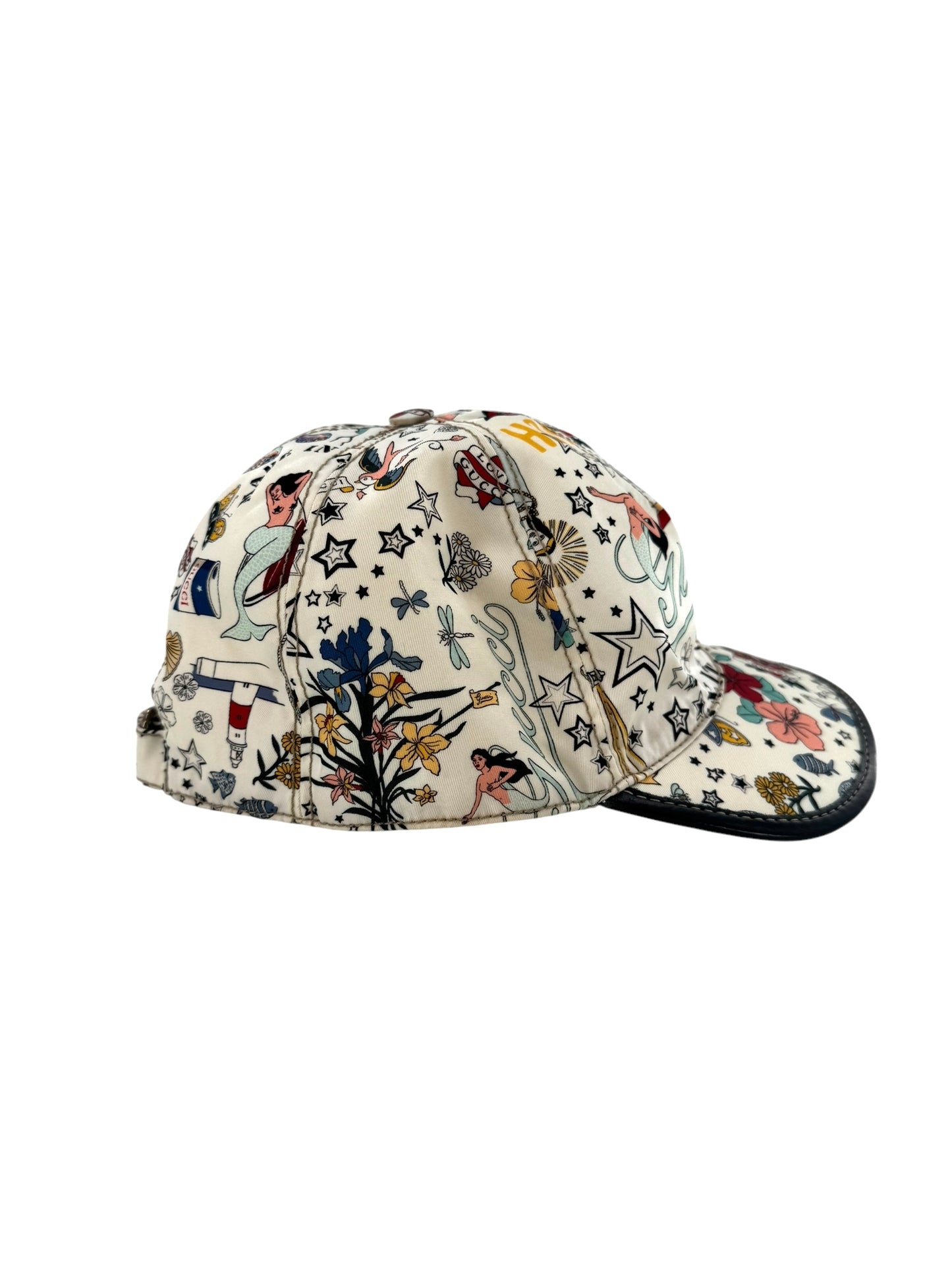 Gucci Allover Print Nylon Hat