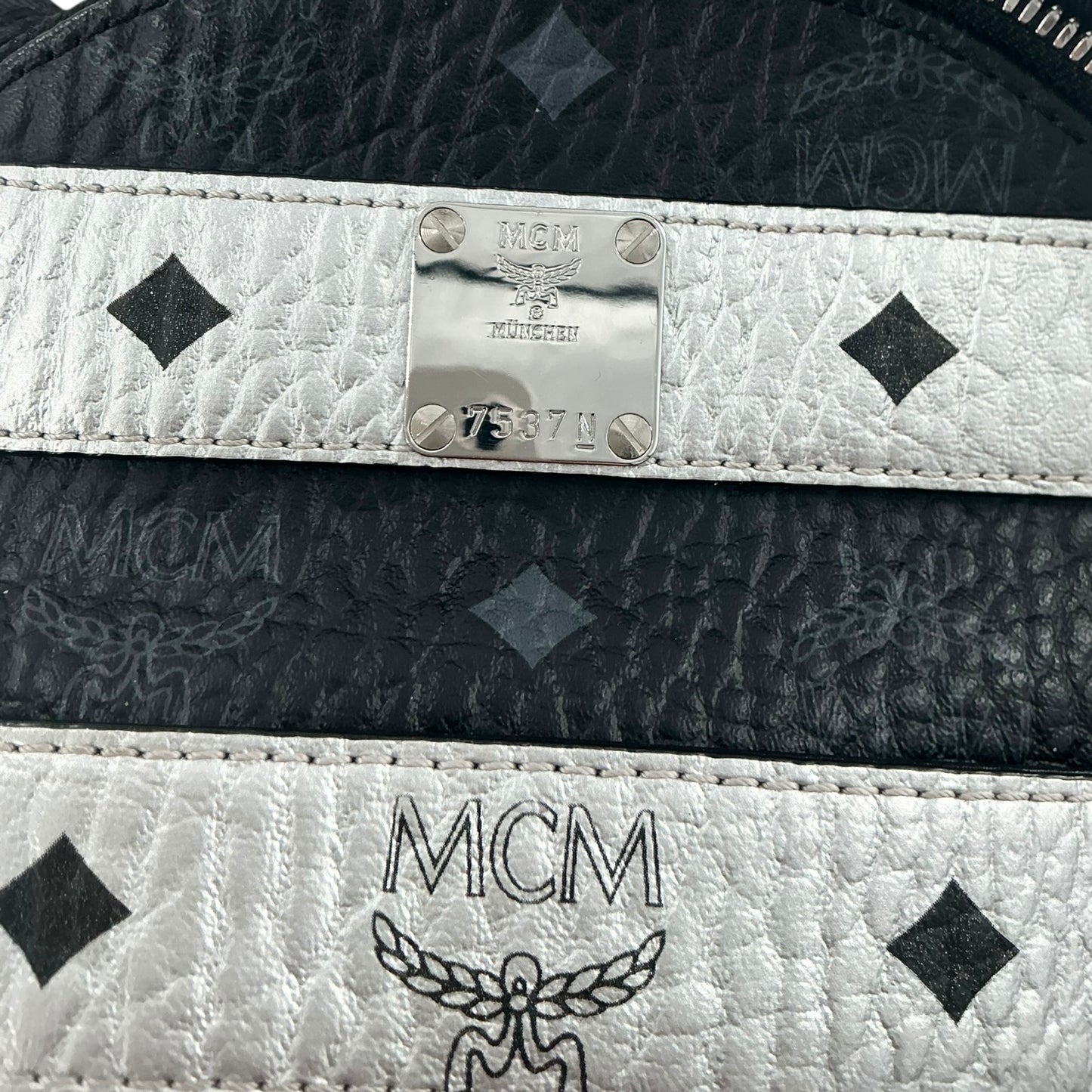 MCM Visetos Spot Medium Unisex Sling Bag