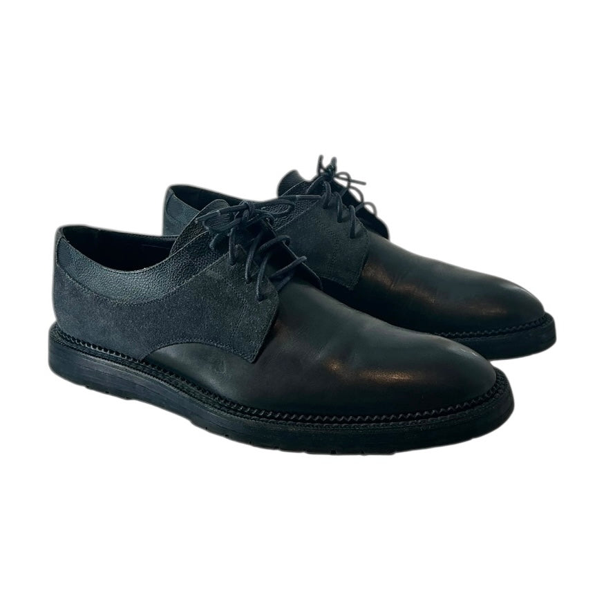Louis Vuitton Men’s Black Leather and Suede Derby Shoe