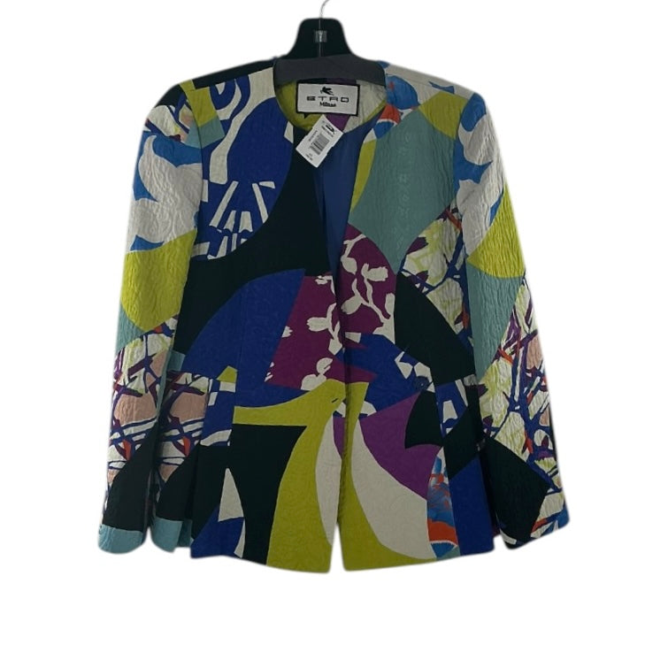 Etro Milano Abstract Patchwork Blazer Jacket