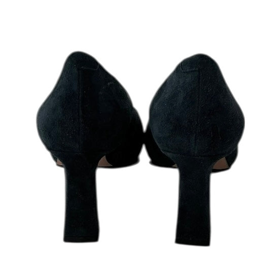 Scarlett Chase Black Suede Pumps