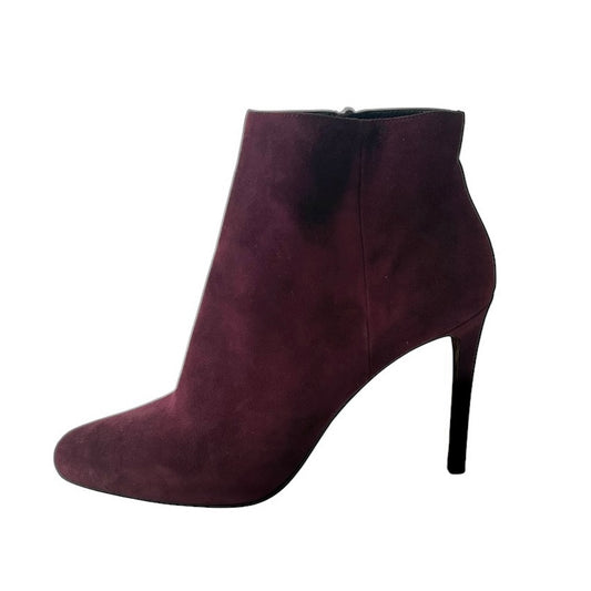 Prada Suede Zip Up Booties