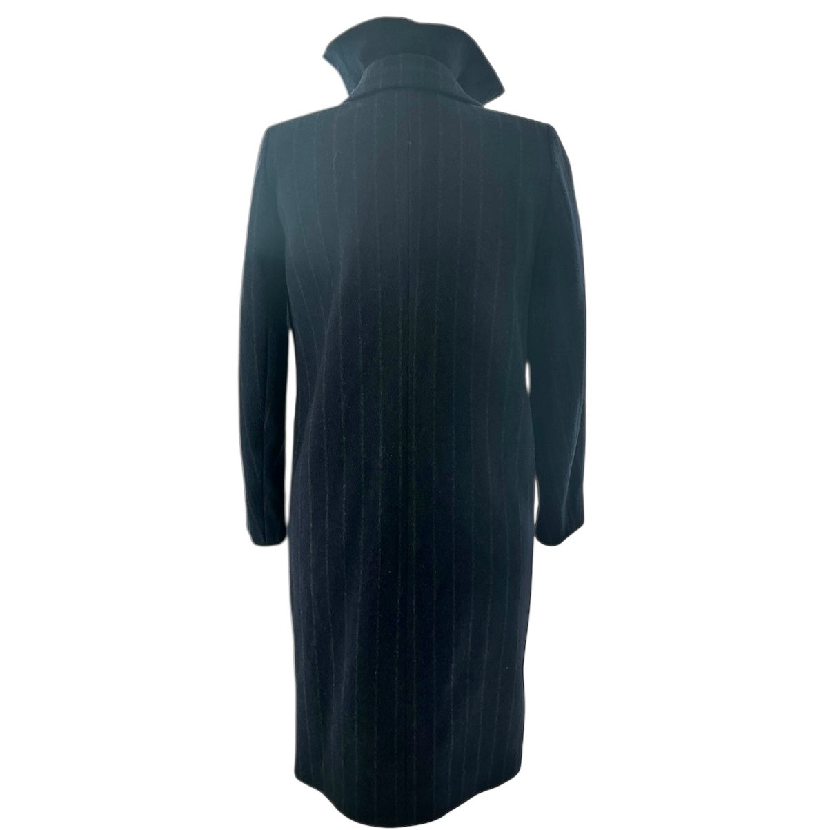 Sandro Wool Pinstripe Coat