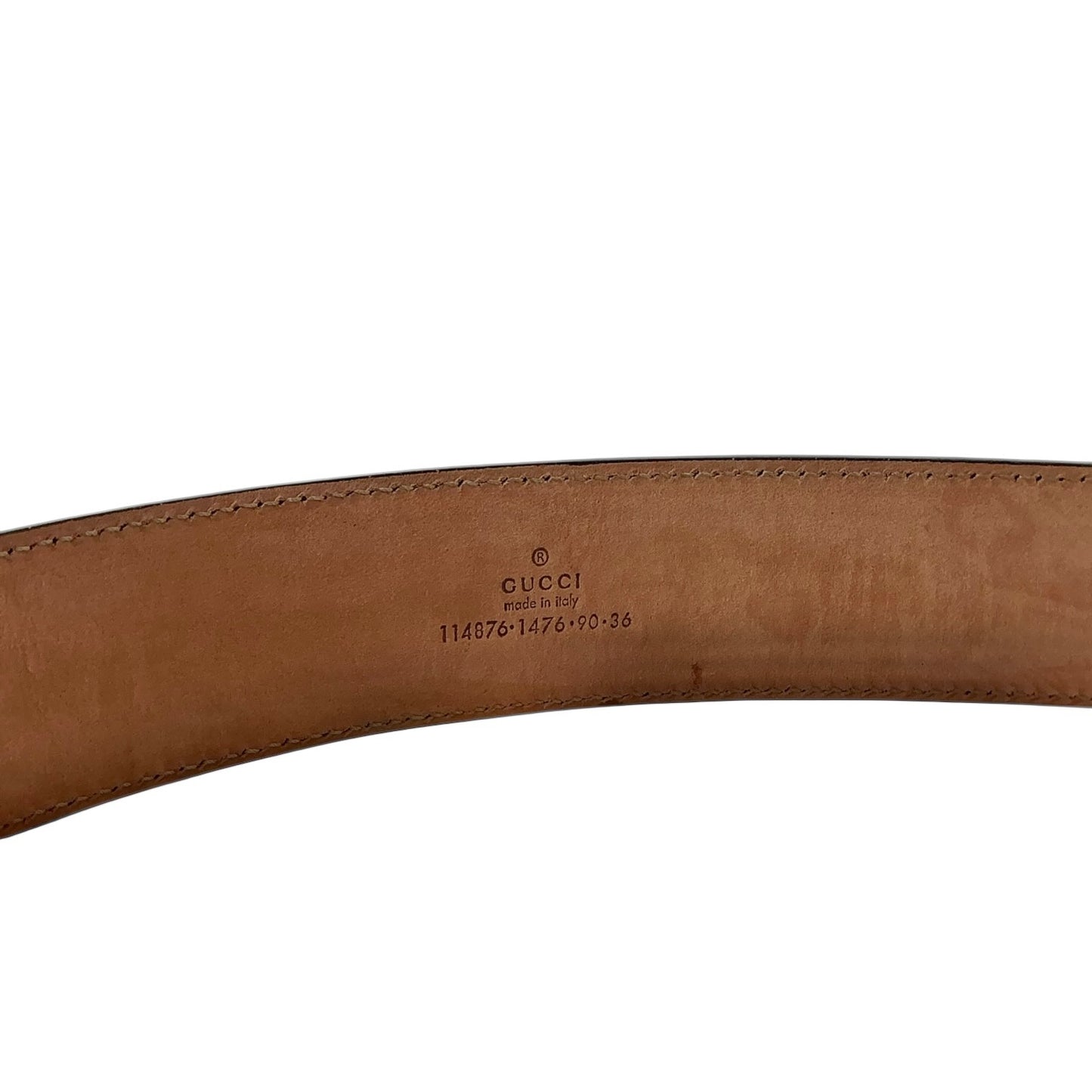 Gucci Guccissima Leather Belt