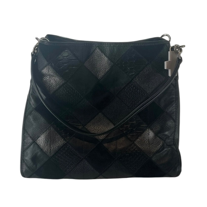 Coach Madison Phoebe Patchwork Leather and Suede Shoulder Bag