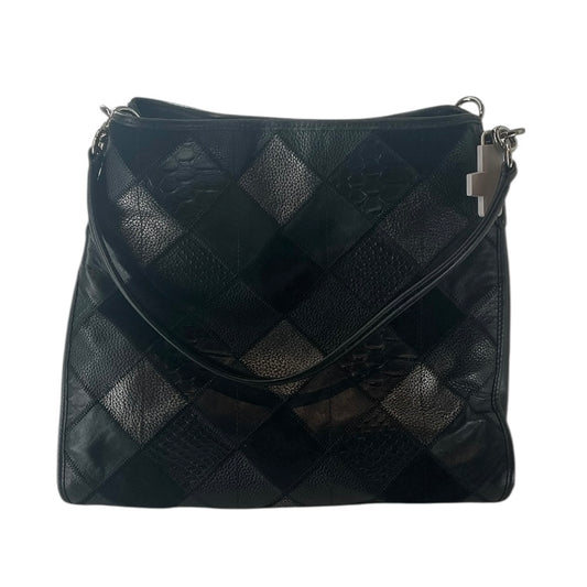 Coach Madison Phoebe Patchwork Leather and Suede Shoulder Bag