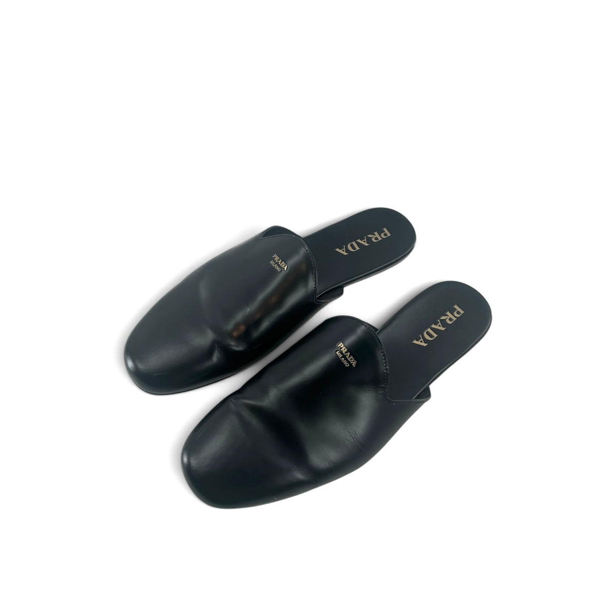 Prada Men’s Leather Mules