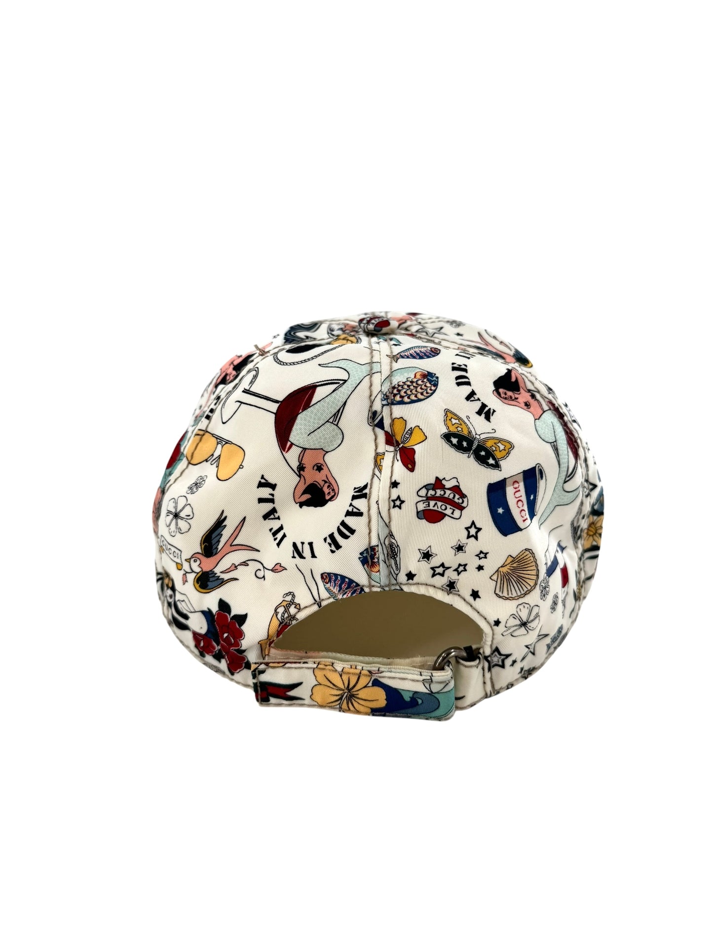 Gucci Allover Print Nylon Hat