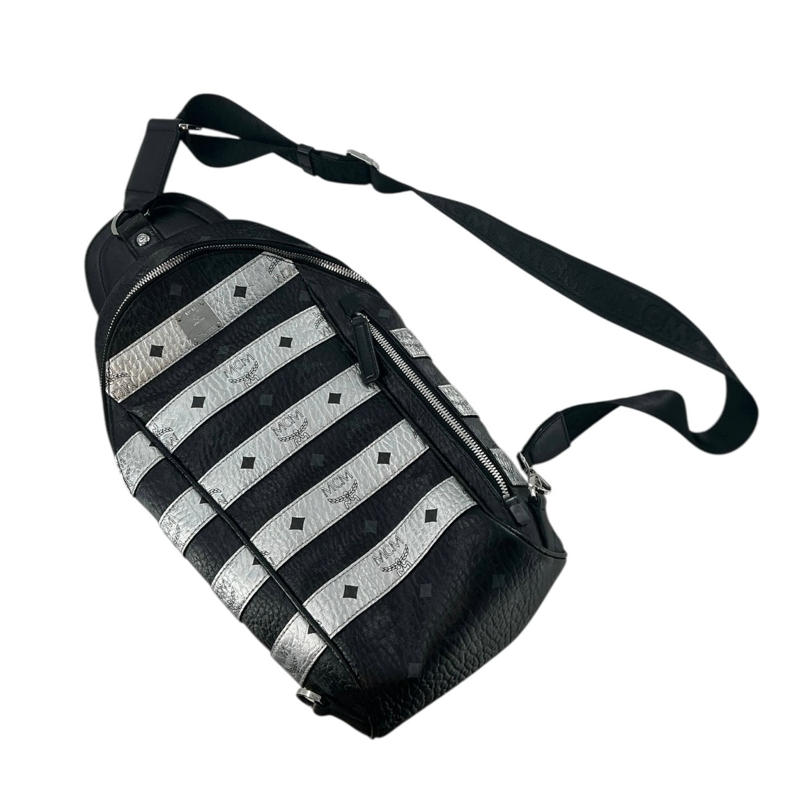 MCM Visetos Spot Medium Unisex Sling Bag