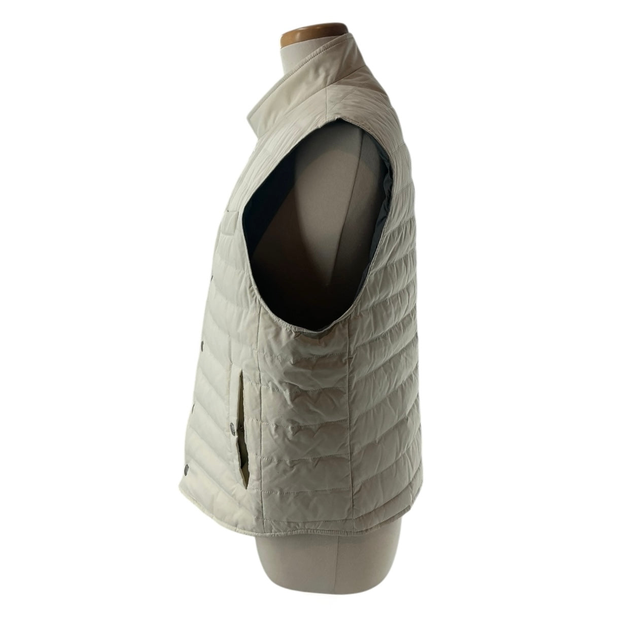 Brunello Cucinelli Bonded Taffeta Lightweight Down Vest