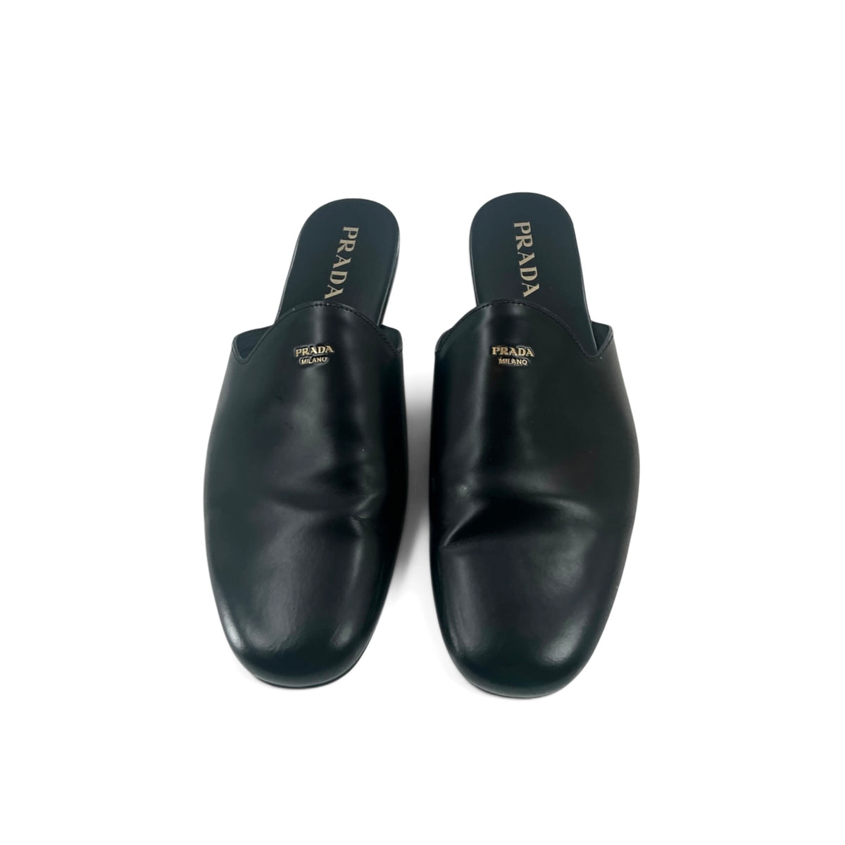 Prada Men’s Leather Mules