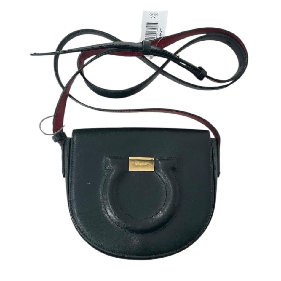 Ferragamo Gancini City Leather Crossbody Bag
