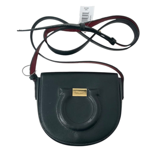 Ferragamo Gancini City Leather Crossbody Bag