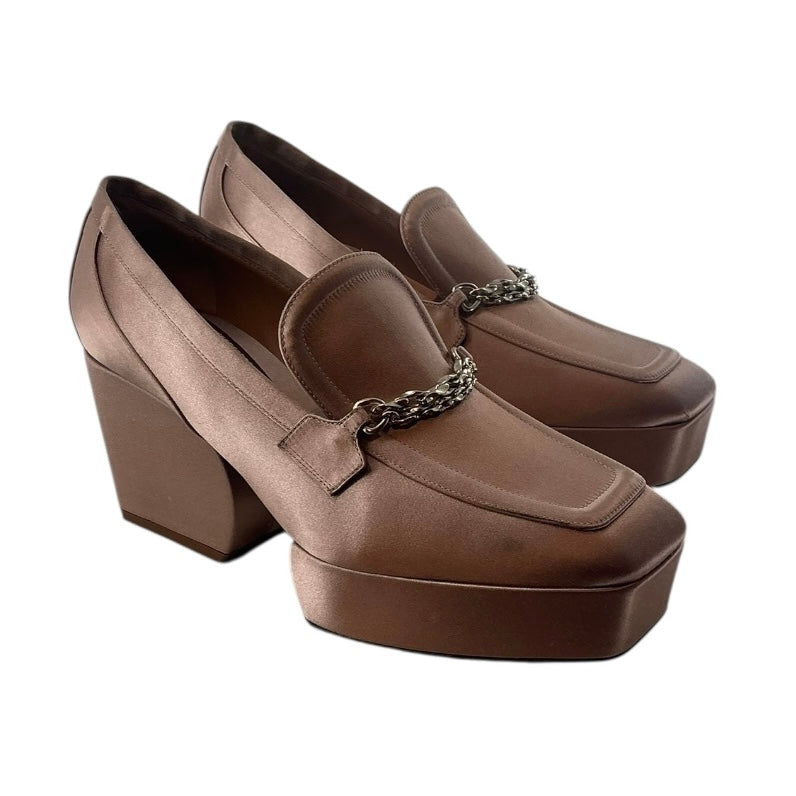 Zimmermann Crescent Satin Platform Loafer