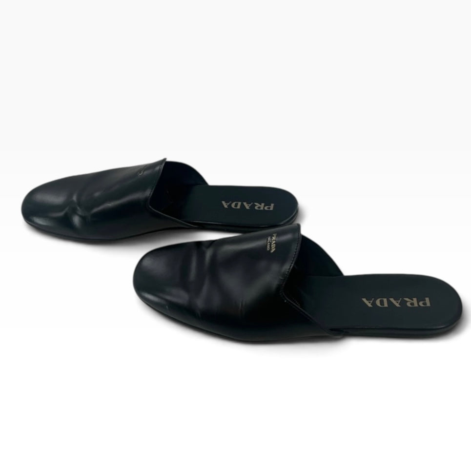 Prada Men’s Leather Mules