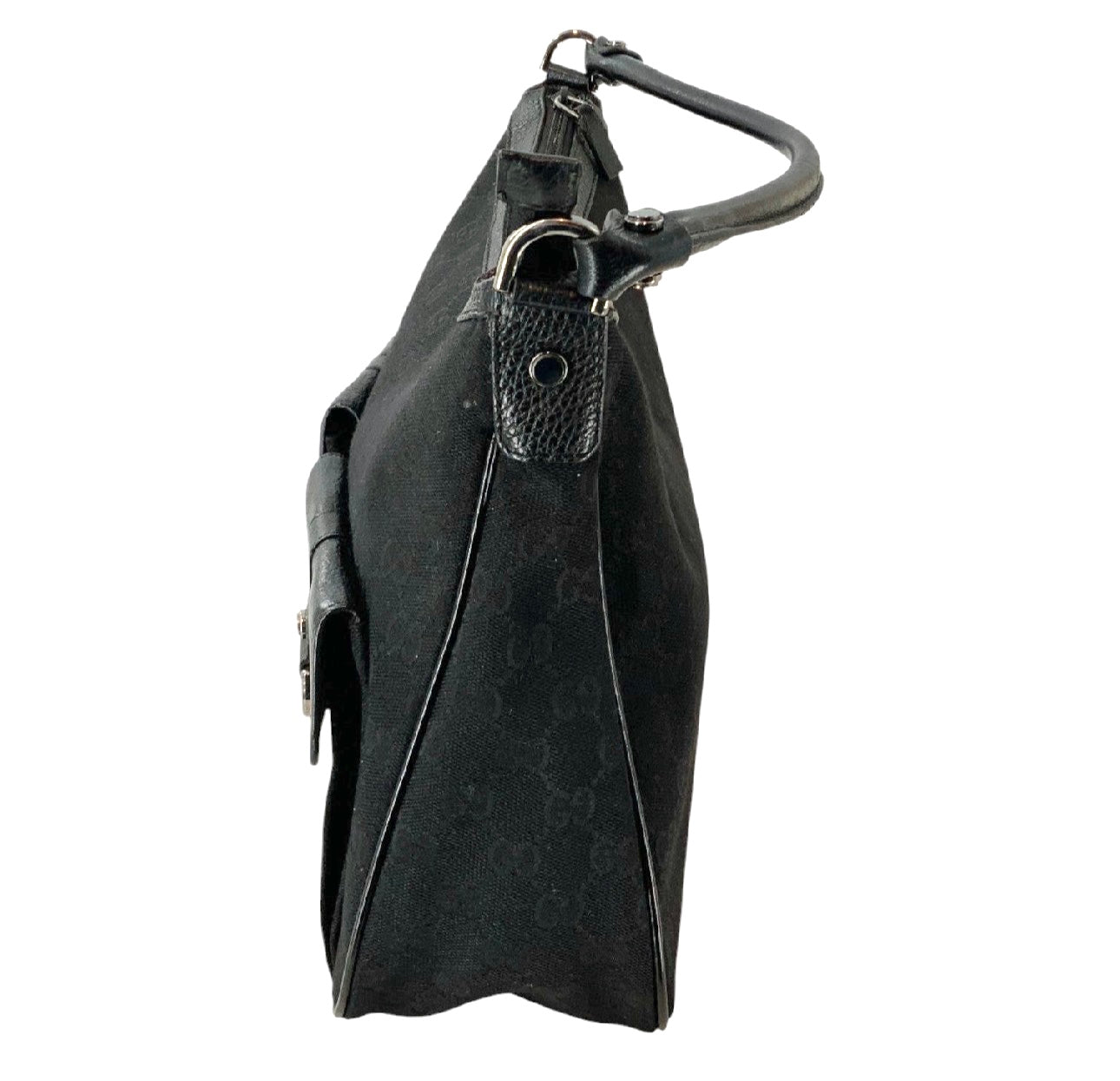 Gucci GG Canvas Abbey Pocket Hobo Bag