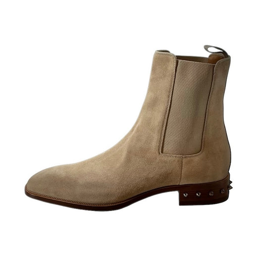 Christian Louboutin So Samson Spike-Heel Suede Chelsea Boot