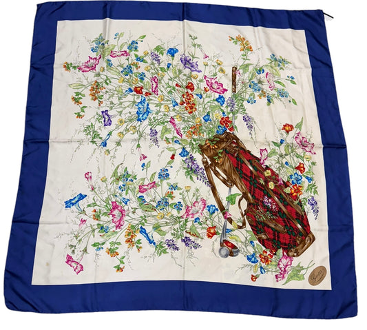 Gucci Vintage Floral Scarf