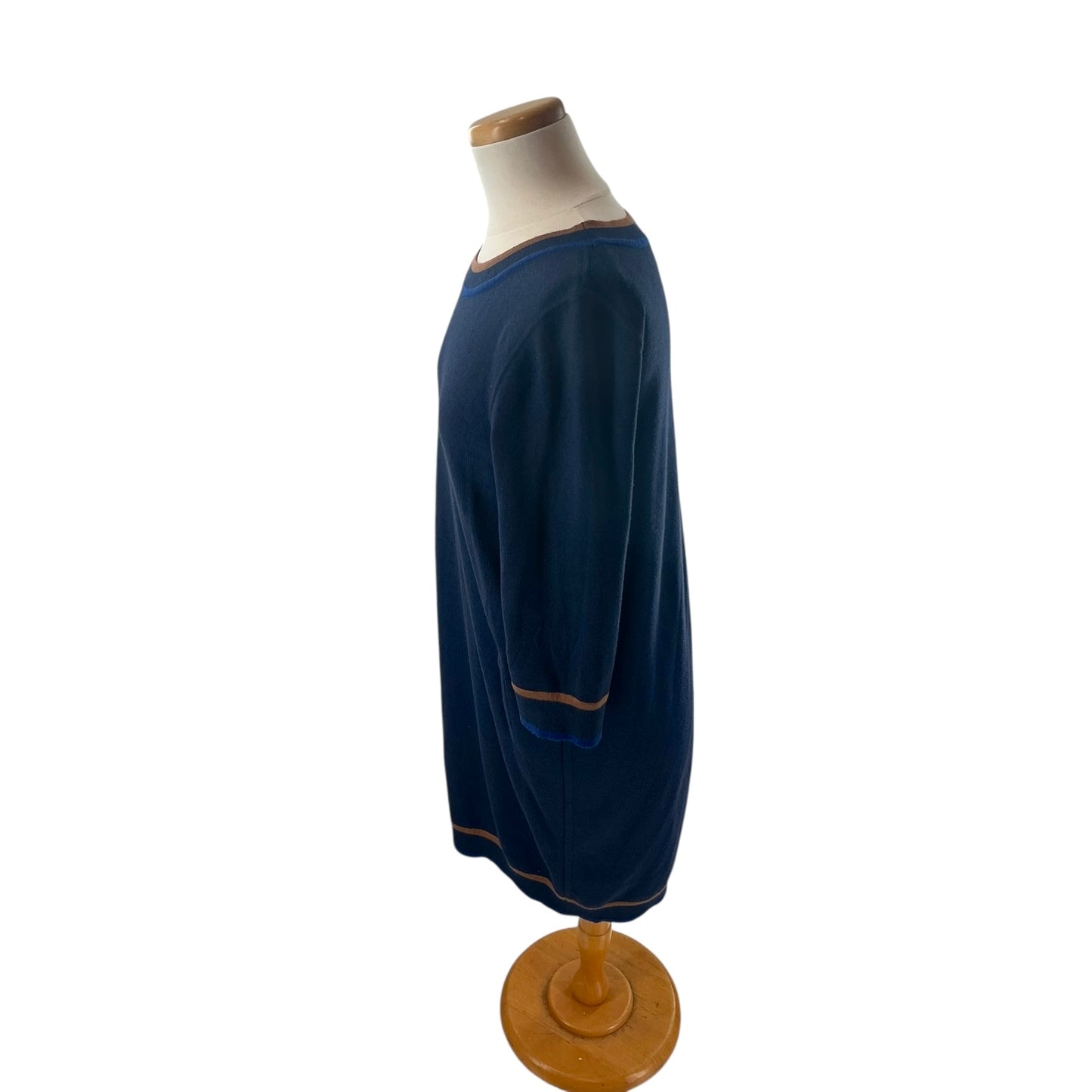 Loro Piana Navy Blue Cashmere Dress