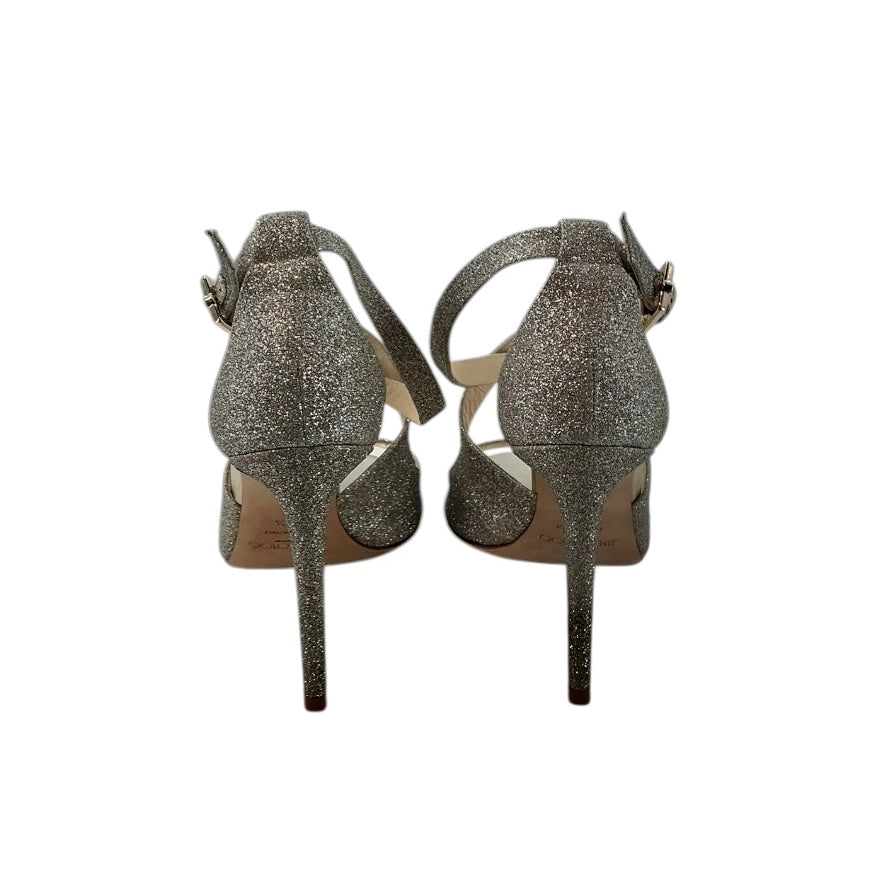 Jimmy Choo Emily Glittered Heels