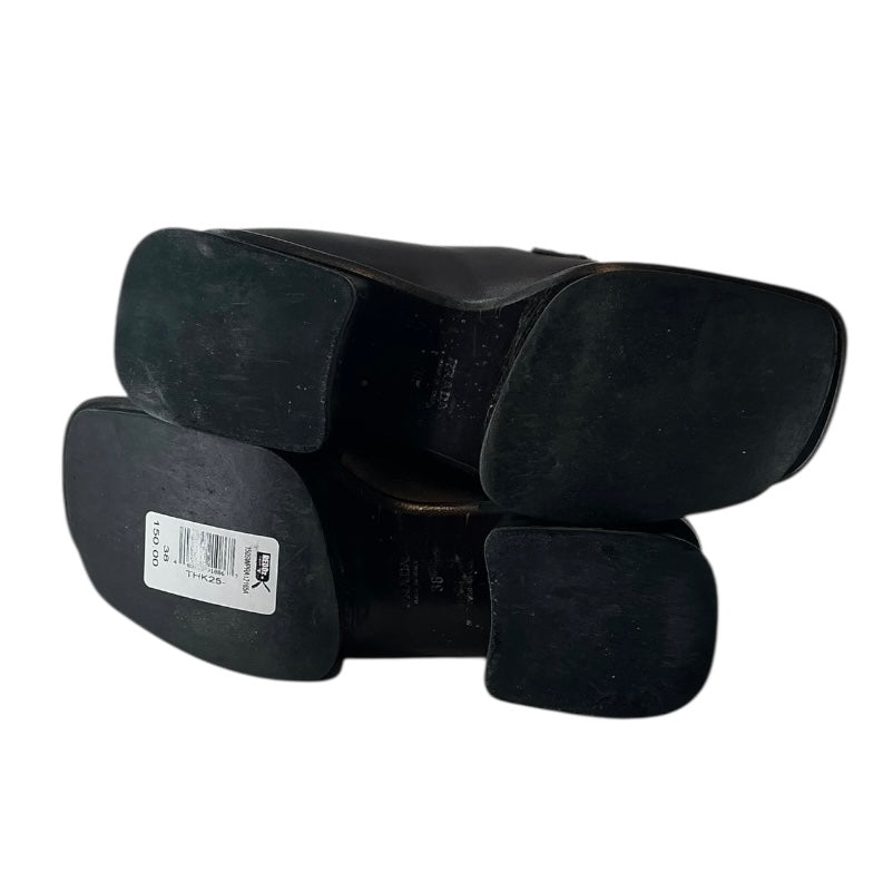 Prada Equal Leather Loafers Brown