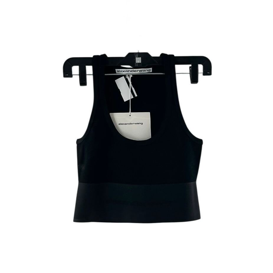 Alexander Wang Logo-waistband Cropped Tank Top