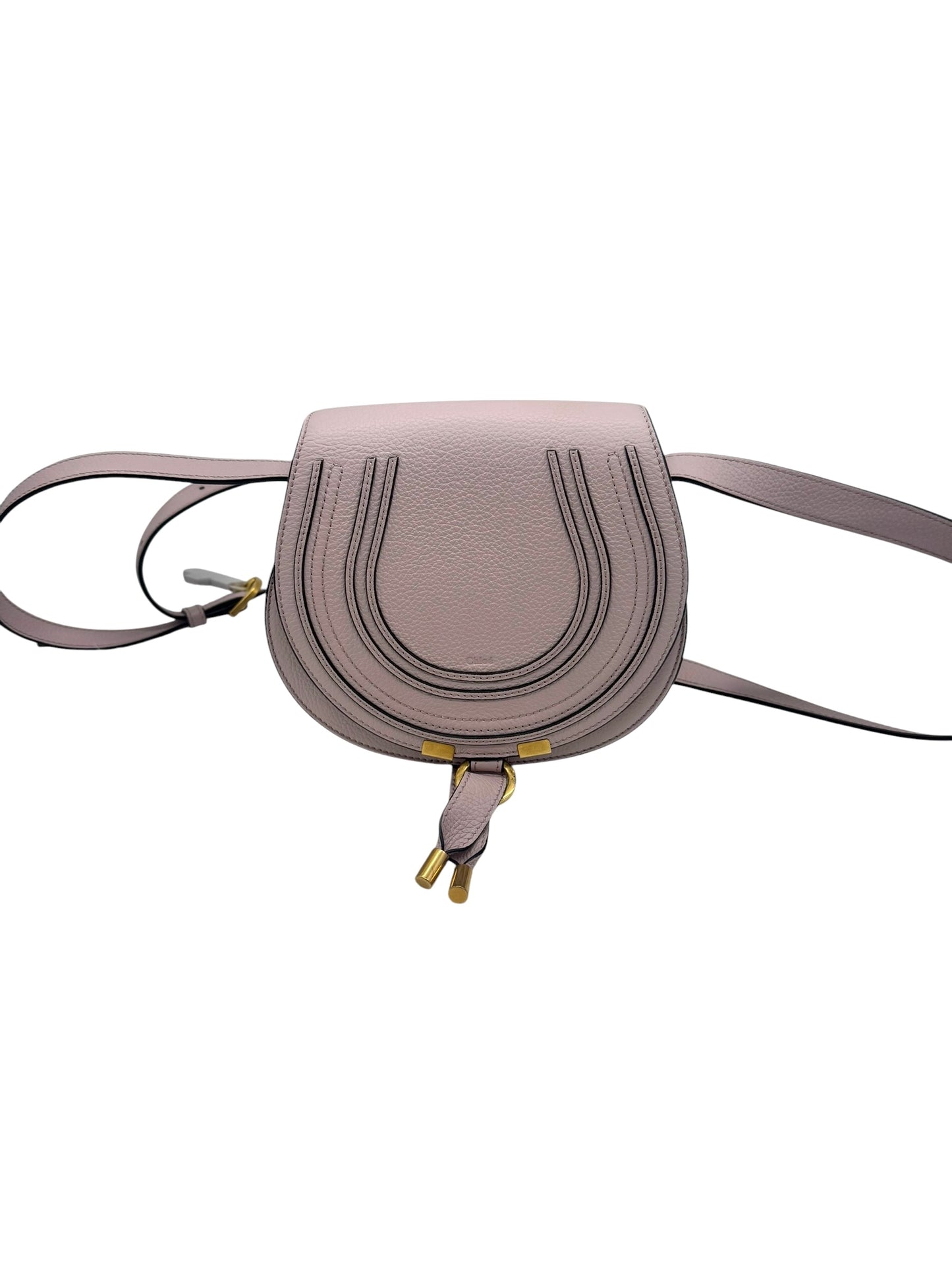 Chloe Marcie Dusty Pink Small Crossbody Bag
