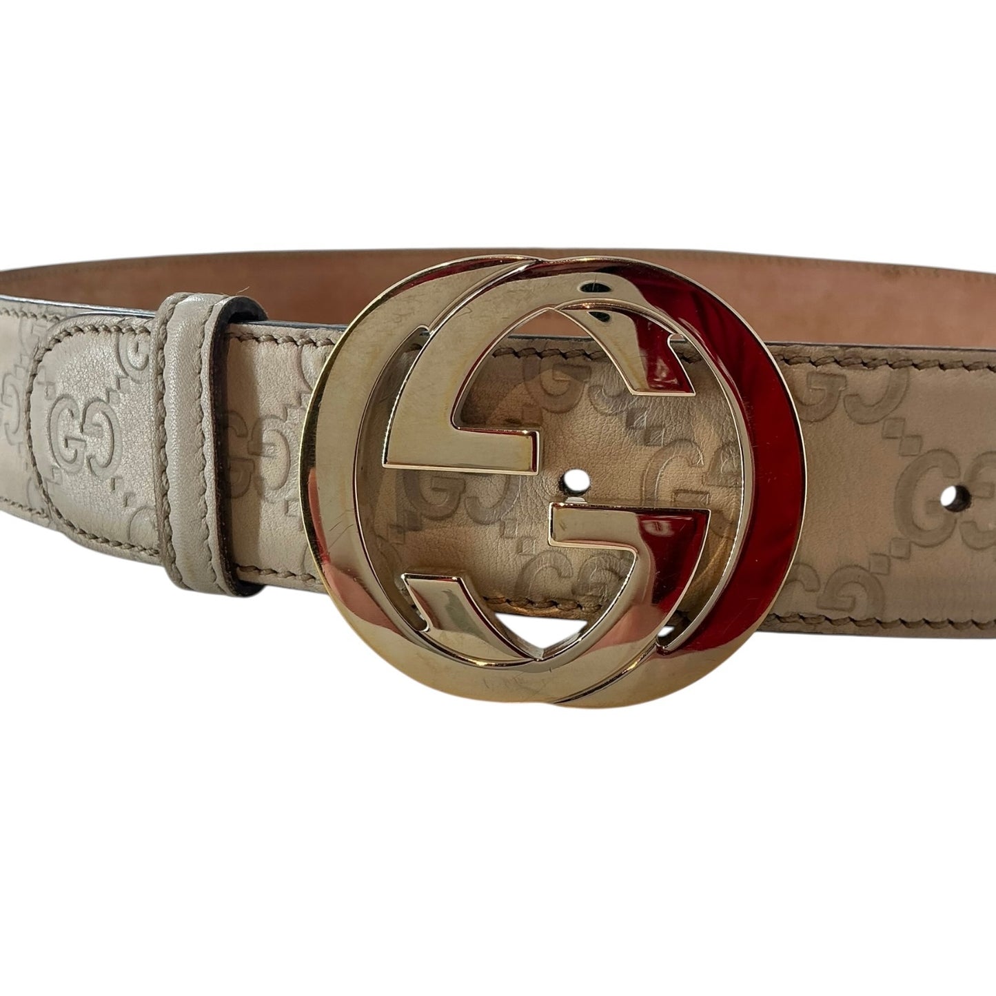 Gucci Guccissima Leather Belt