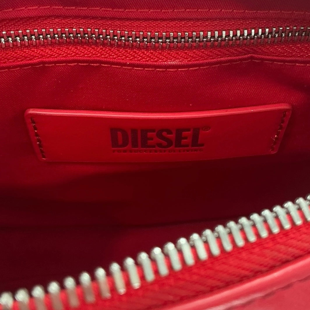 Diesel “Odd” Cow Leather Crossbody Bag
