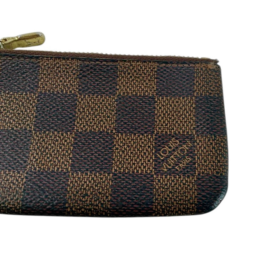 Louis Vuitton Damier Ebene Pochette Cles Key Pouch/Coin Purse