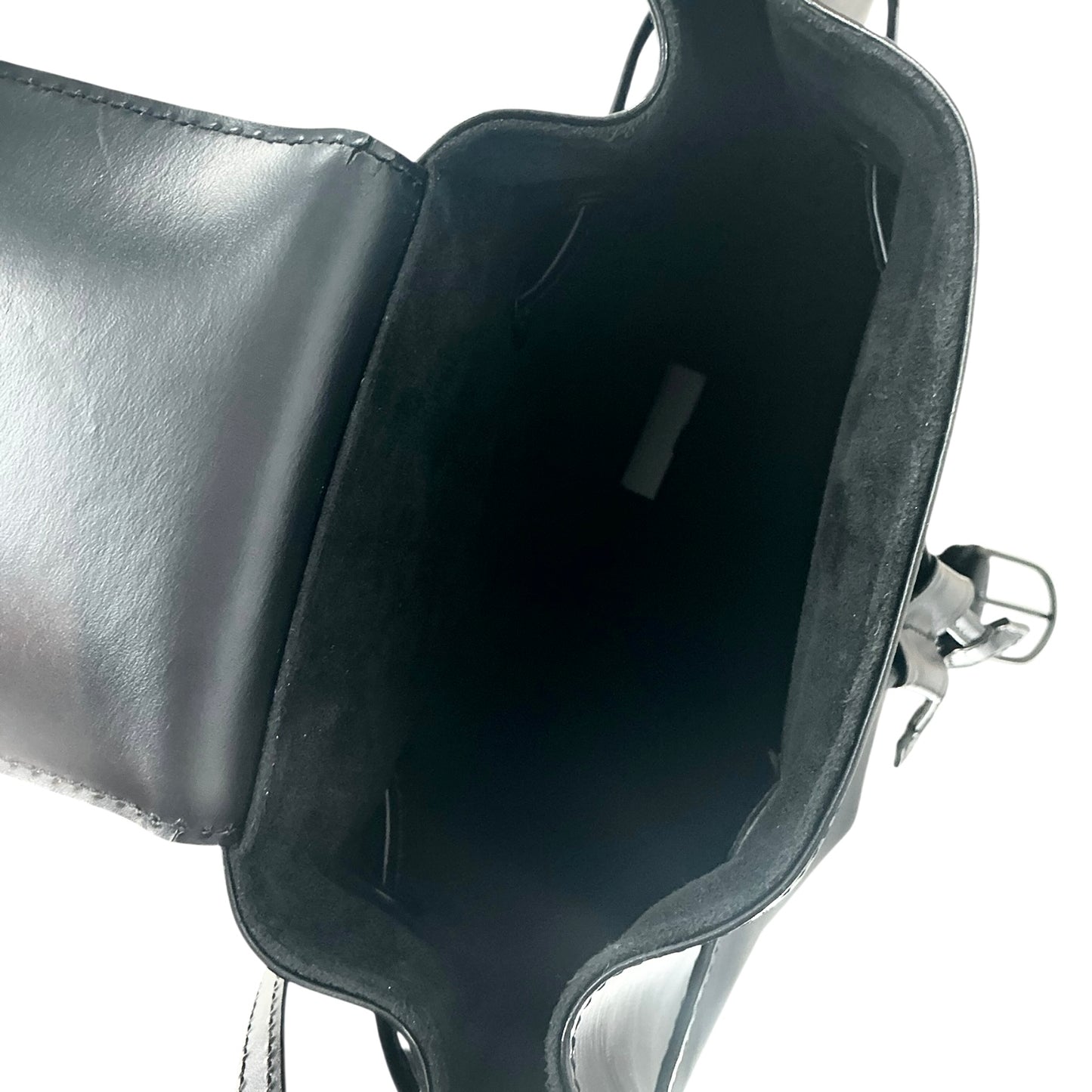 Louis Vuitton Epi Leather Sac a Dos Drawstring Bag Black