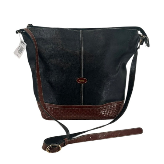 Bally Two-Tone Pebbled Leather Crossbody Bag