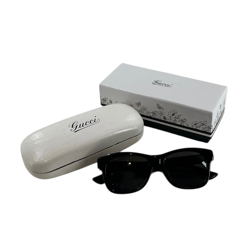 Gucci GG0044SA Black Square Sunglasses