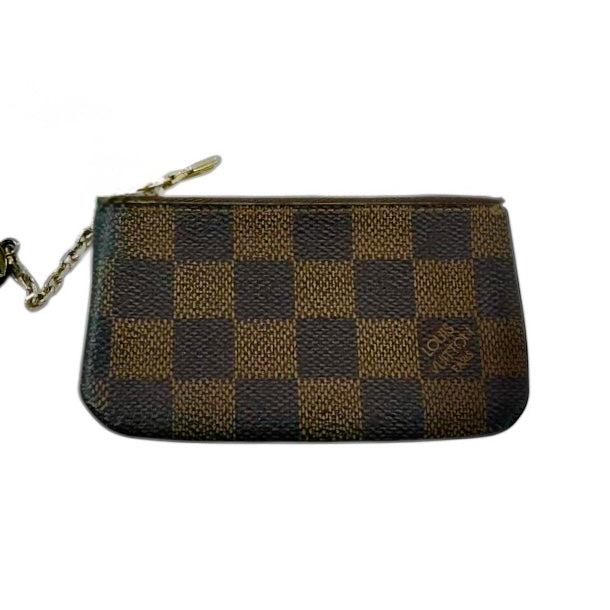 Louis Vuitton Damier Ebene Pochette Cles Key Pouch/Coin Purse