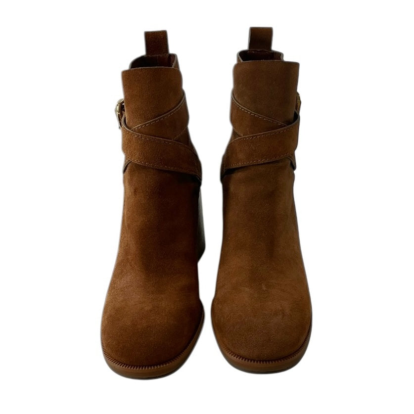 See by Chloé Lyna Suede Buckle Ankle Boots