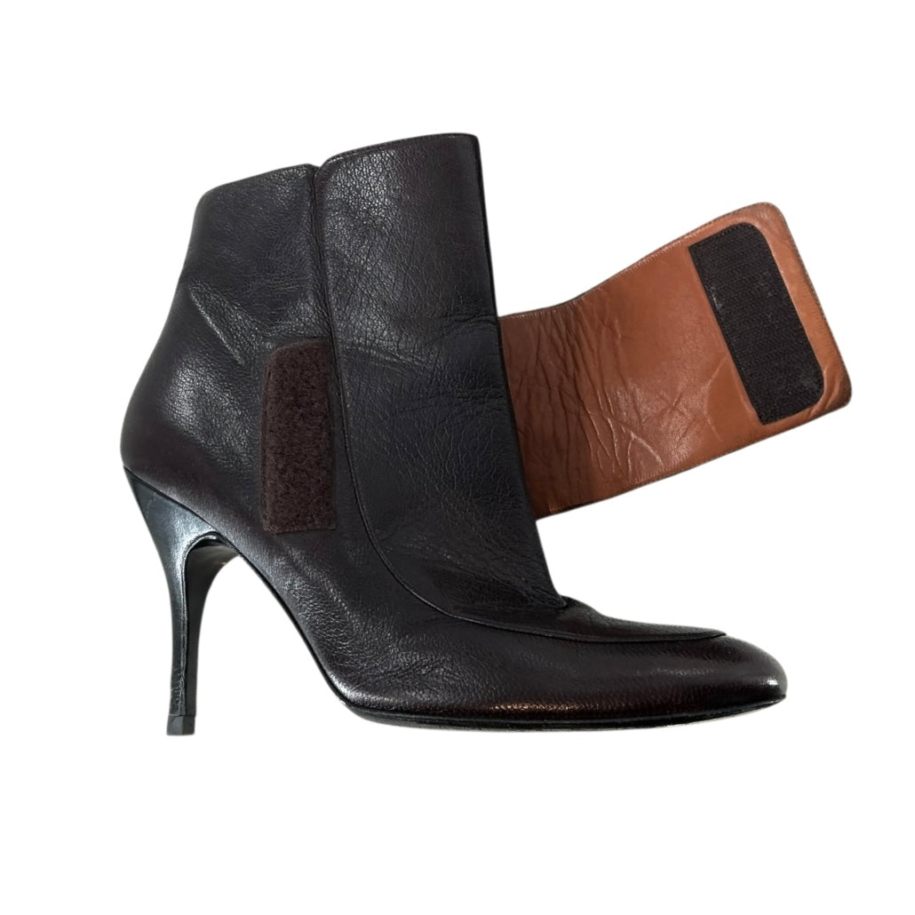 Lanvin Women’s Zip Up Leather Ankle Boot