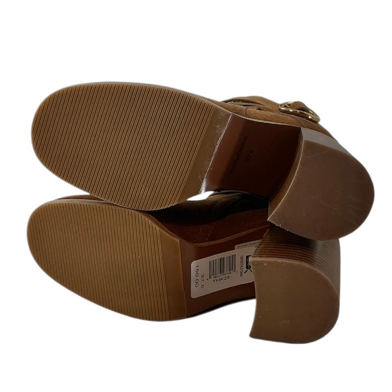 See by Chloé Lyna Suede Buckle Ankle Boots